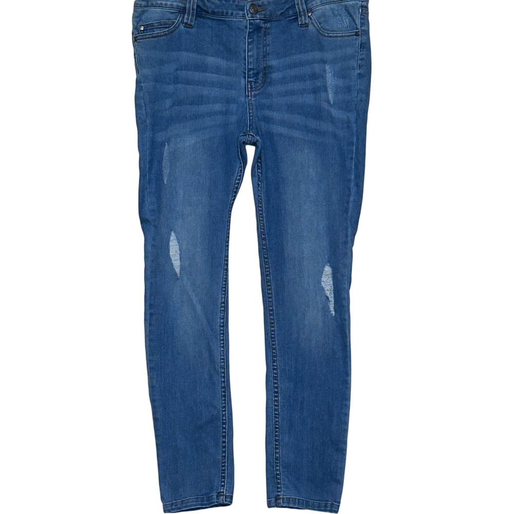 Good Hart by Matilda Jeans Distressed‎ Sommerset Skinny Women's Jeans Size 12